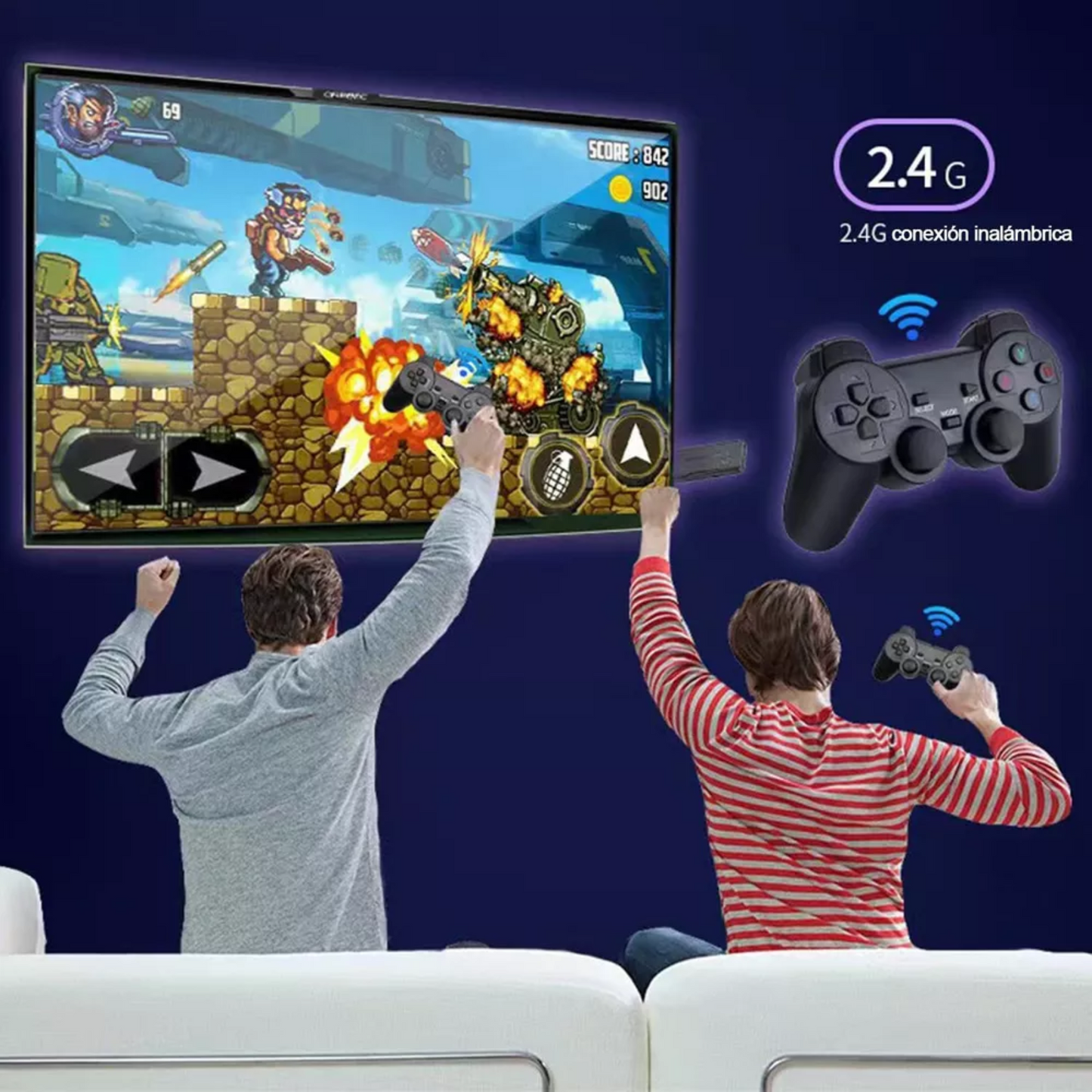 Consola Retro Stick 4K: ¡Más de 10,000 Juegos!