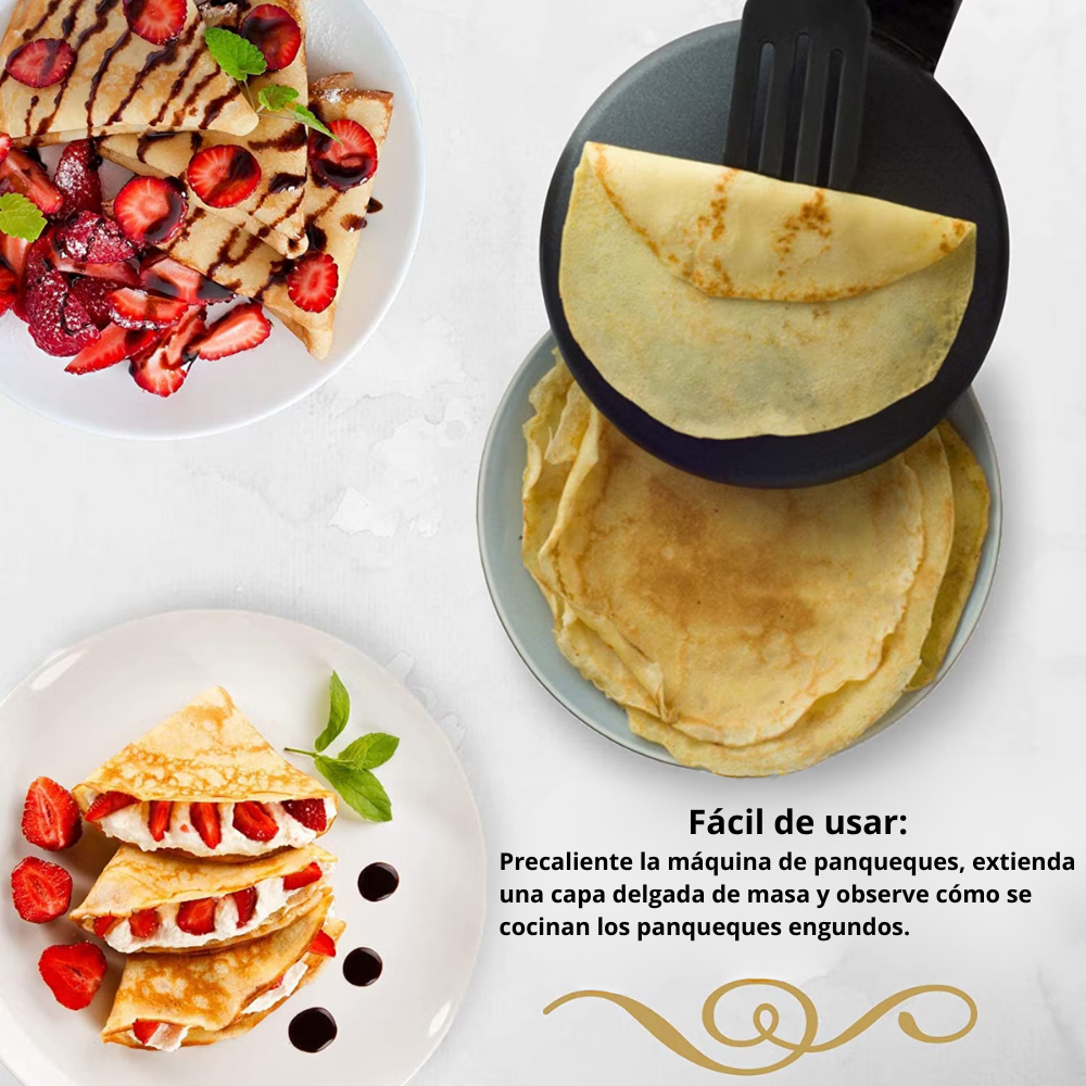 Crepera Eléctrica Pro: ¡Crepes Perfectos en Segundos!