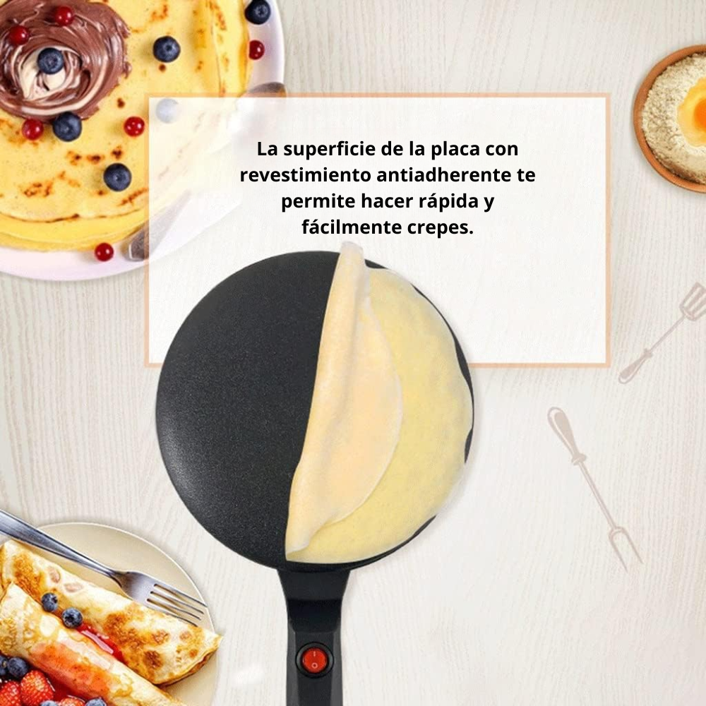 Crepera Eléctrica Pro: ¡Crepes Perfectos en Segundos!